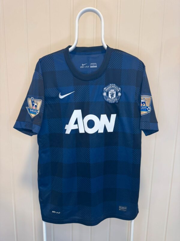 2013/14 Manchester United Borte drakt Van Persie Fotballdrakt – (L) 8/10 - Bilde 2
