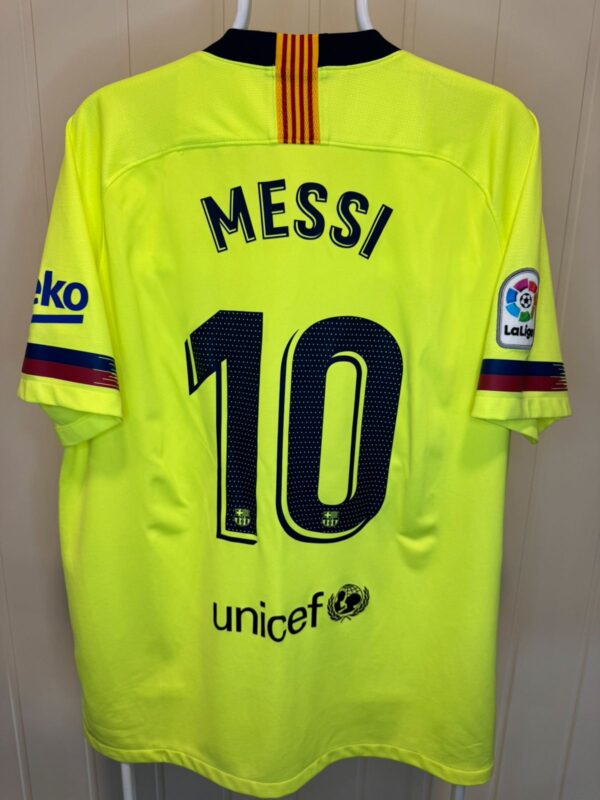 2018/19 Barcelona Borte drakt Messi Fotballdrakt – (XL) 8/10