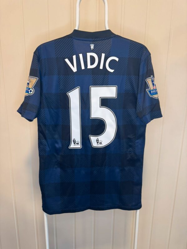 2013/14 Manchester United Borte drakt Vidic Fotballdrakt – (S) 7/10