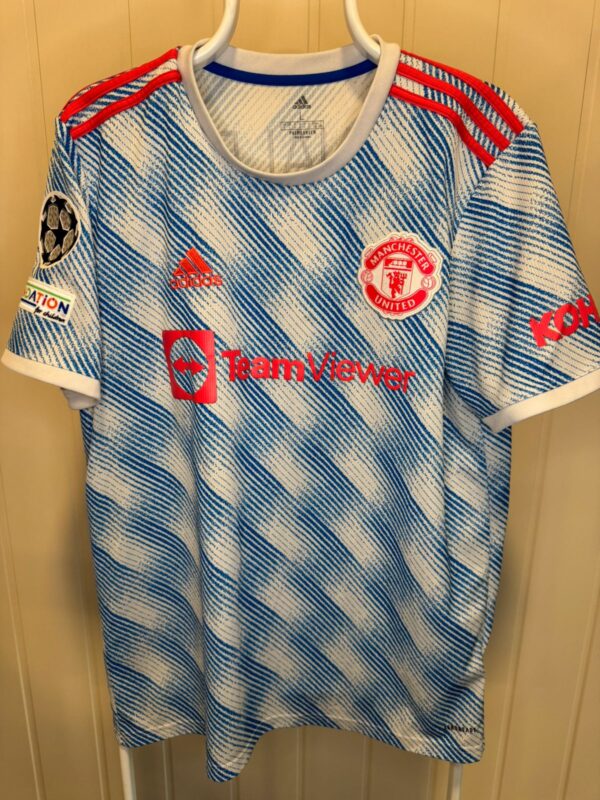 2021/22 Manchester United Borte drakt Ronaldo Fotballdrakt – (L) 9/10 - Bilde 2