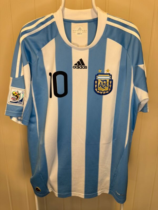2010/11 Argentina Hjemmedrakt Messi Fotballdrakt – (L) 9/10 - Bilde 2