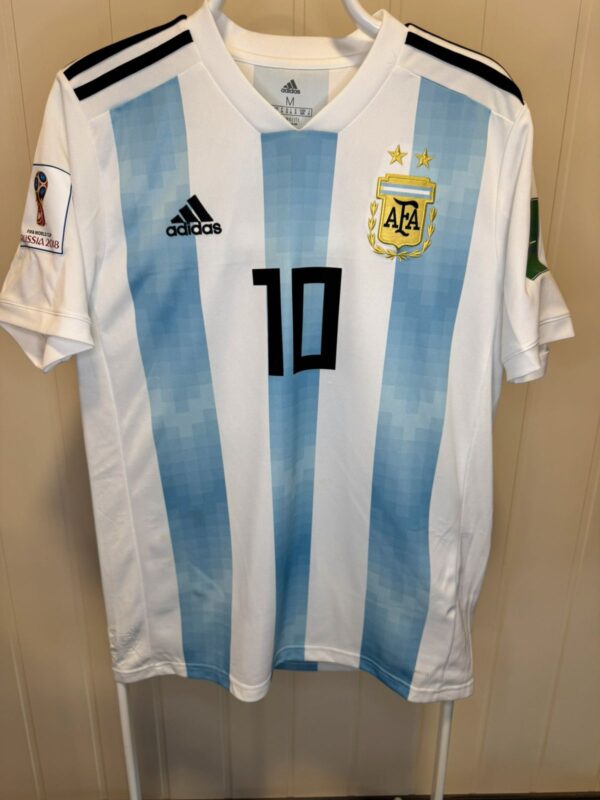 2018/19 Argentina Hjemmedrakt Messi Fotballdrakt – (M) 9/10 - Bilde 2