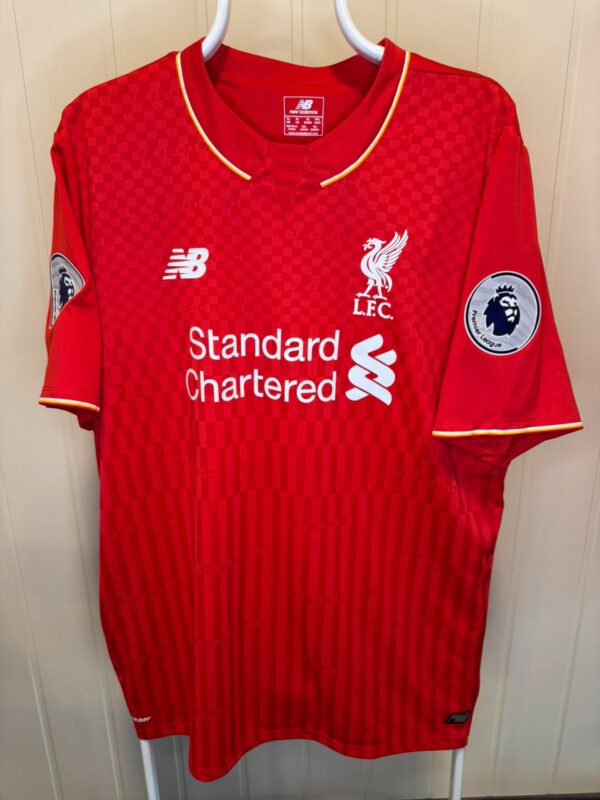 2015/16 Liverpool Hjemmedrakt Firmino Fotballdrakt – (XL) 9/10 - Bilde 2