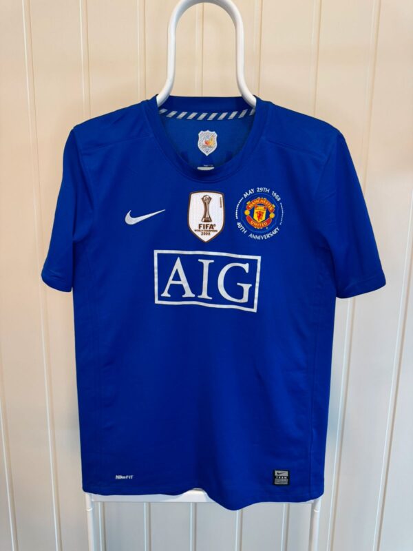 2008/09 Manchester United Tredjedrakt Ronaldo Fotballdrakt – (XL Kids) 8/10 - Bilde 2