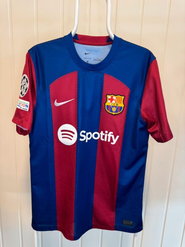 2023/24 Barcelona Hjemmedrakt Lamine Yamal Fotballdrakt – (M) 8/10 - Bilde 2