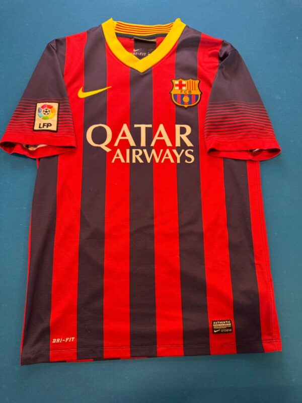 2013/14 Barcelona Hjemmedrakt Messi Fotballdrakt – (S) 7/10 - Bilde 2