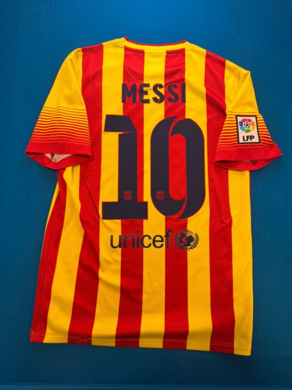 2013/14 Barcelona Borte drakt Messi Fotballdrakt – (S) 7/10
