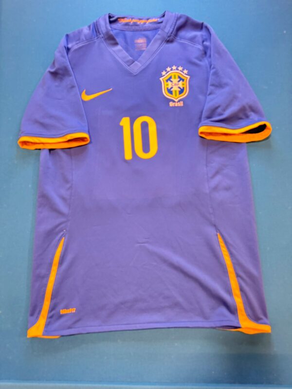 2008/09 Brasil Borte drakt Ronaldinho Fotballdrakt – (S) 7/10 - Bilde 2
