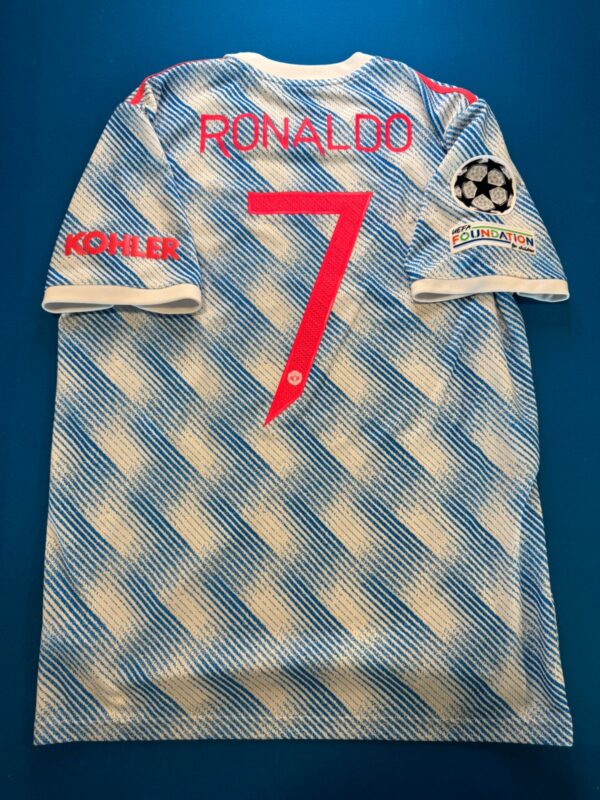 2021/22 Manchester United Borte drakt Ronaldo Fotballdrakt – (L) 9/10