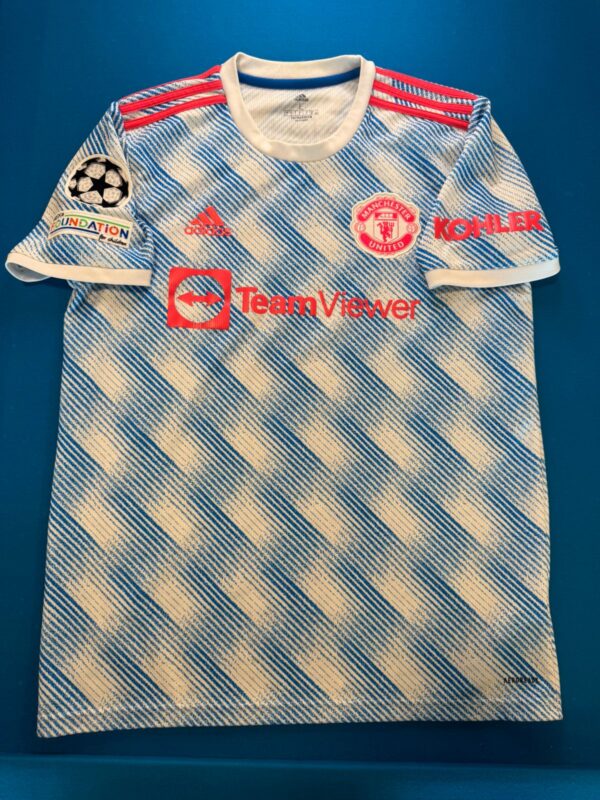 2021/22 Manchester United Borte drakt Ronaldo Fotballdrakt – (L) 9/10 - Bilde 2
