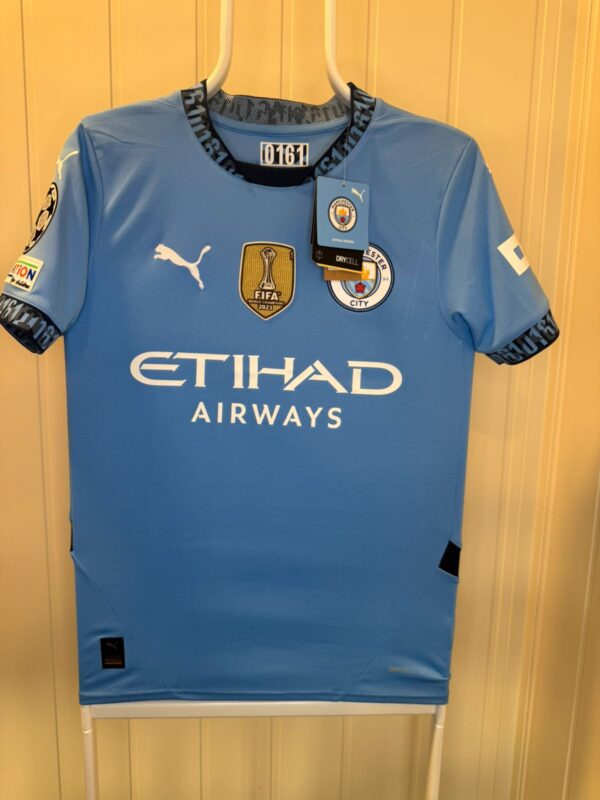 2024/25 Manchester City Hjemmedrakt Haaland Fotballdrakt – (XS) 10/10 - Bilde 2
