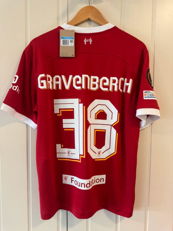 2023/24 Liverpool Hjemmedrakt Gravenberch Fotballdrakt – (M) 10/10