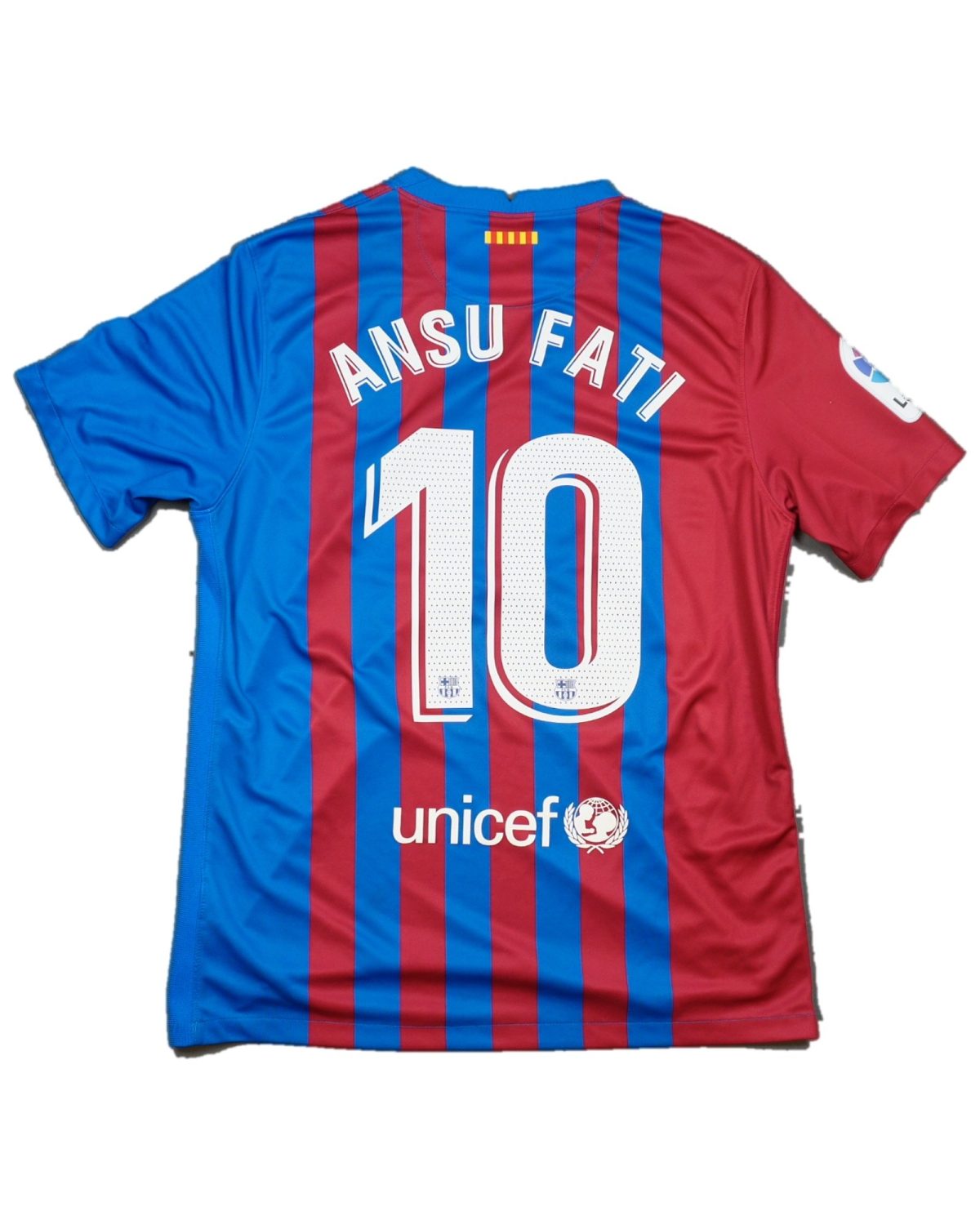 2021/2022 Barcelona Hjemme Ansu Liga Fotballdrakt – (L) 7