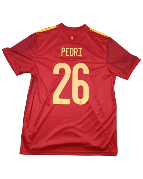 2019/2020 Spania Hjemme Pedri Fotballdrakt – (XL) 9
