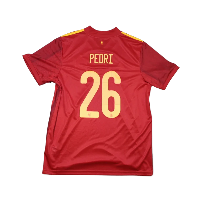 2019/2020 Spania Hjemme Pedri Fotballdrakt – (XL) 9